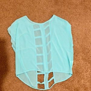 Lush Seafoam Short Sleeve Top